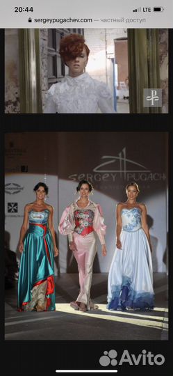 Вечернее платье 2 XL дизайнерское