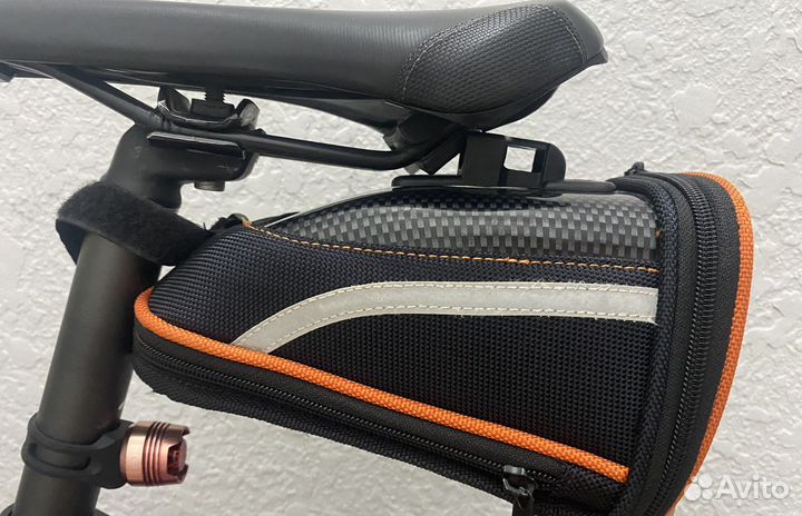 Велосумка под седло + фонарь задний cateye