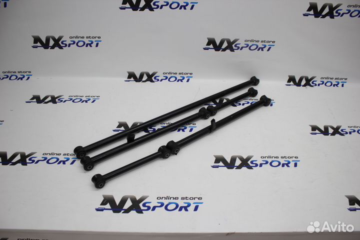 Комплект (Черных) реактивных тяг (штанг) 2107,Нива
