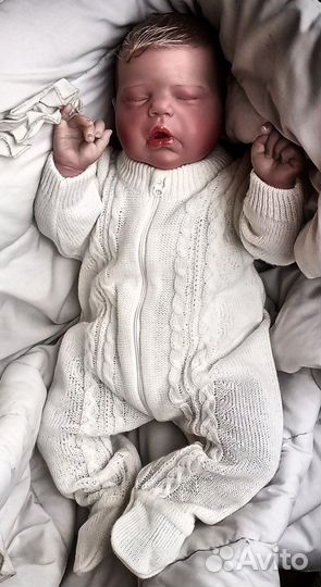 Кукла реборн младенец 55см 3D роспись