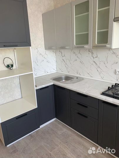 Кухонный гарнитур серый модульный новый