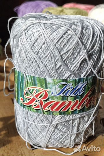 Пряжа Бамбук/шелк