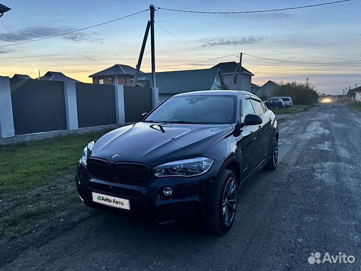 BMW X6 3.0 AT, 2017, 80 000 км