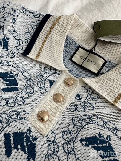 Эффектное поло Gucci, с м л