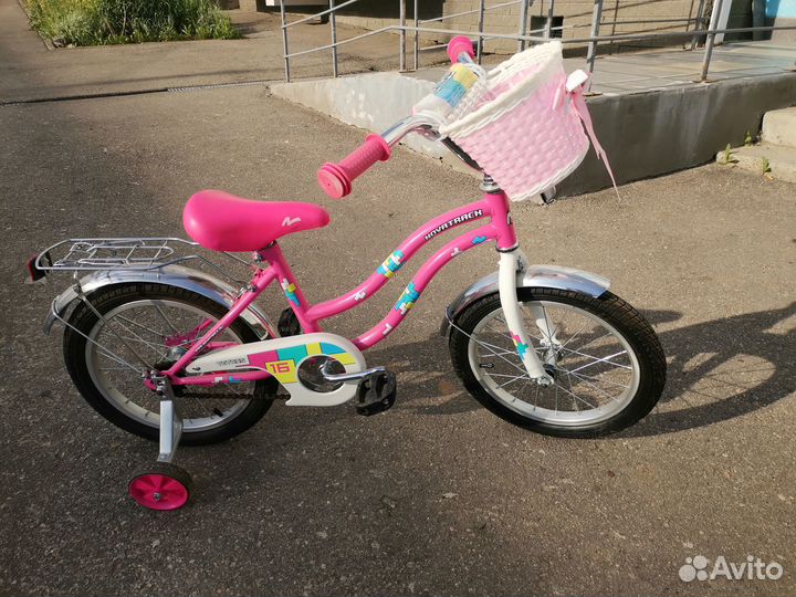 Велосипед детский для девочки Novatrack tetris 16'