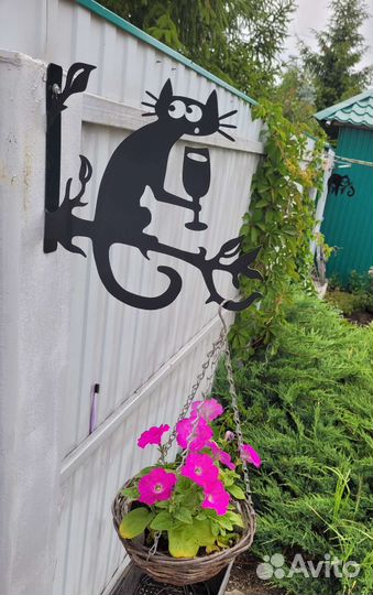 Металлический подвес для кашпо