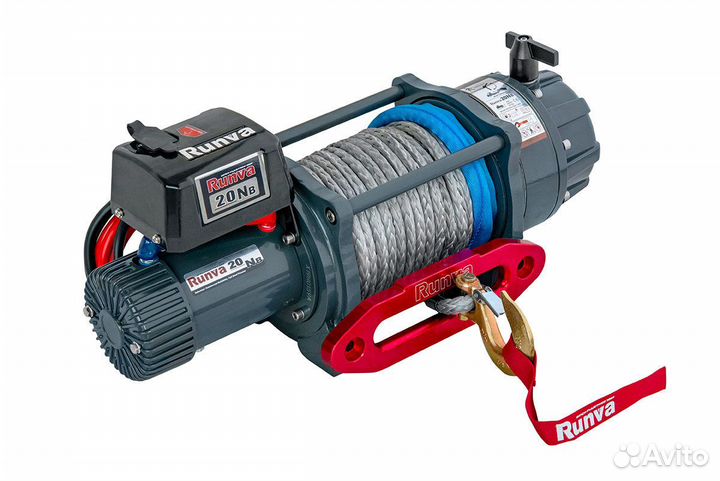 Лебёдка электрическая 24V Runva 20000 lbs влагозащ