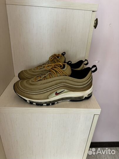 Кроссовки Nike Air Max 97 Metallic Gold Оригинал