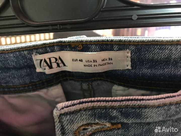 Джинсы zara мужские 40