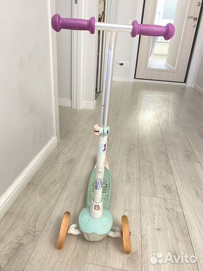 Самокат светящие колеса