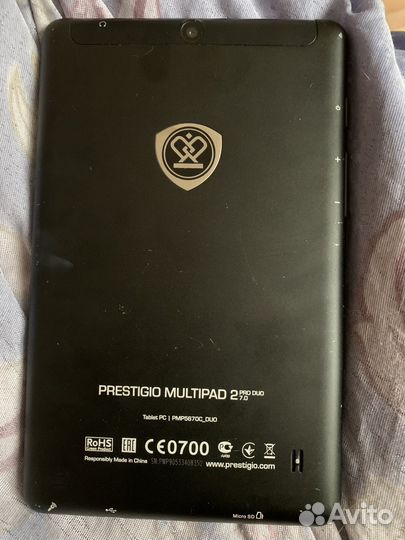 Планшет prestigio multipad 2