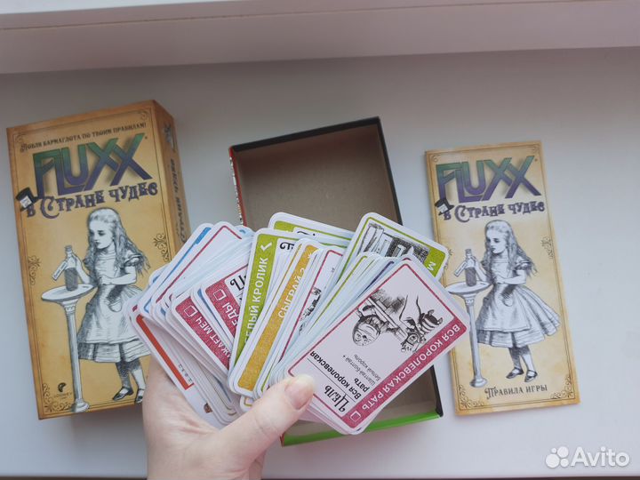 Fluxx Алиса в стране чудес настольная игра