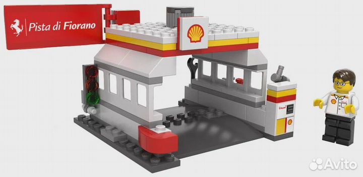 Конструктор lego Shell 40195 Бензозаправка