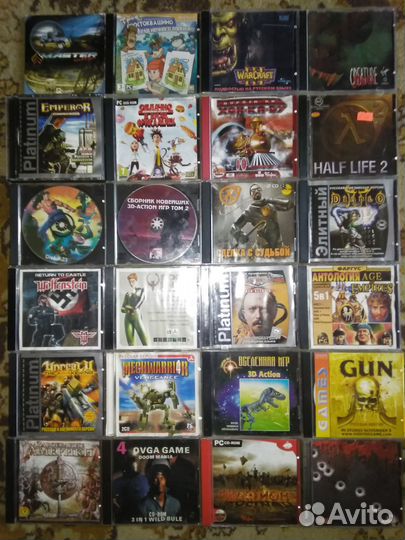 Старые компьютерные игры диски CD