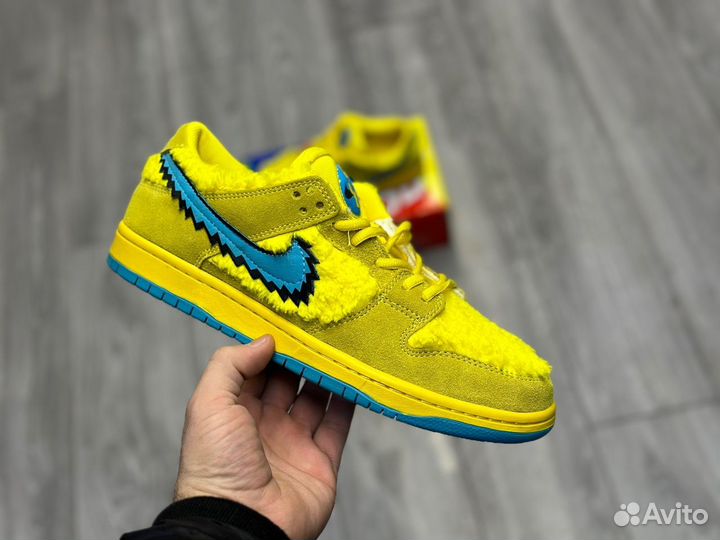 Кроссовки Nike SB Dunk Low Grateful Dead Yellow