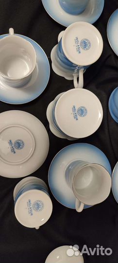Кофейный сервиз freiberger porzellan ГДР 15 пред