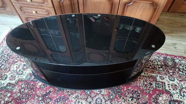 Тумба под телевизор бу со стеклом