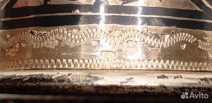 Стопка серебро 875 пробы