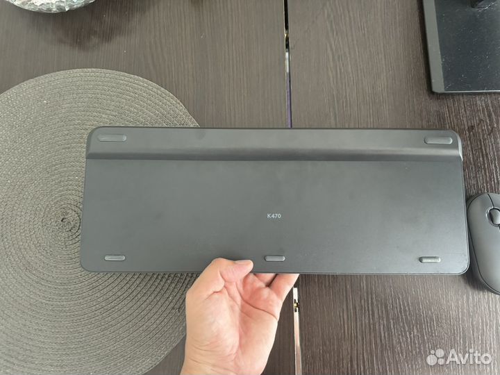 Беспроводная клавиатура и мышь logitech k470