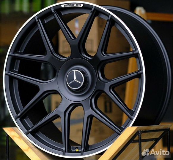 Кованые диски R21 в стиле 63 AMG на Mercedes E