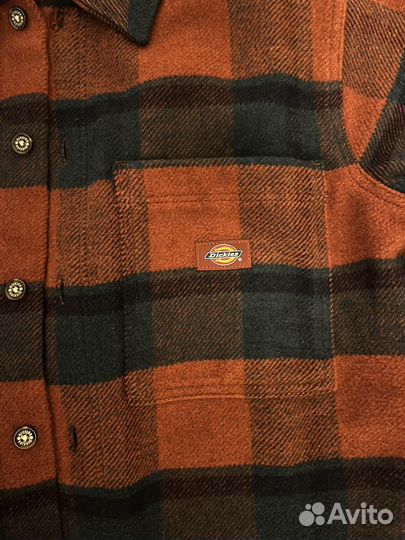 Шерстяная рубашка dickies plaid coaling