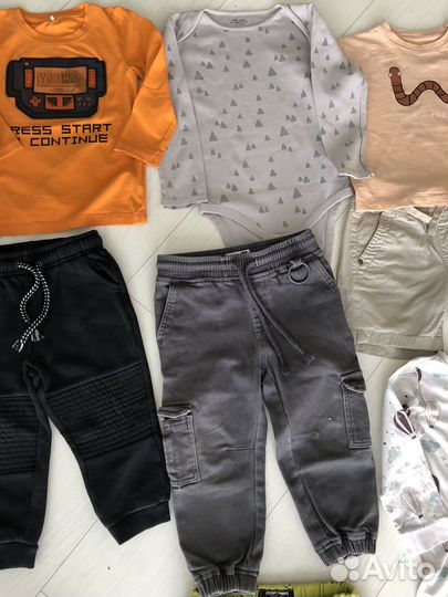 Пакет детских вещей next zara 92-98
