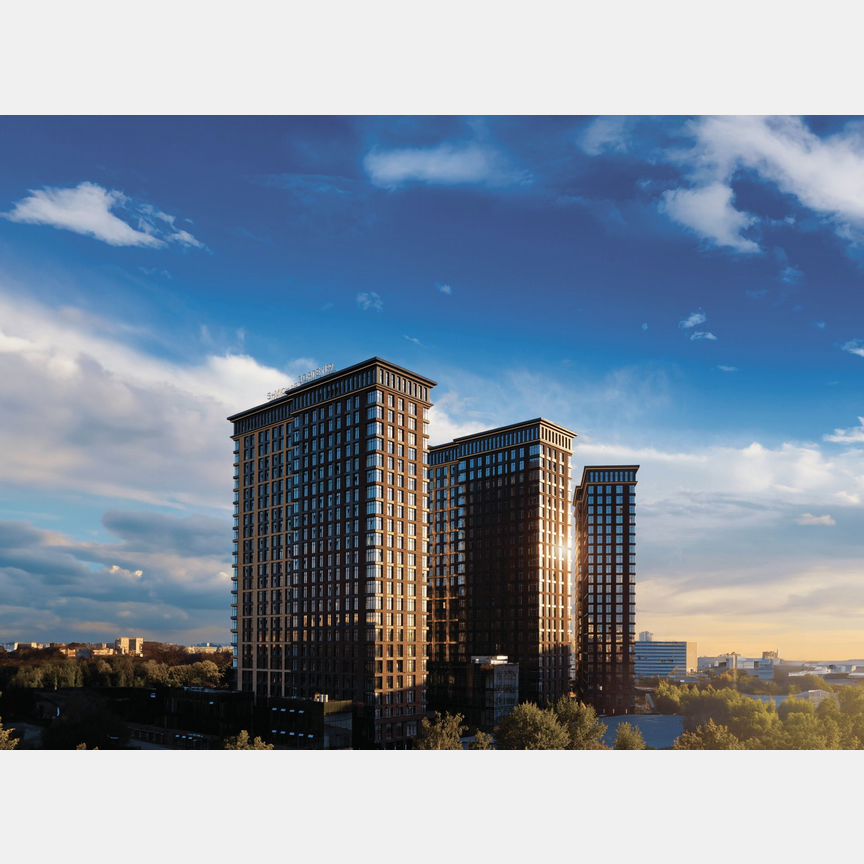 2-к. апартаменты, 69,9 м², 22/23 эт.