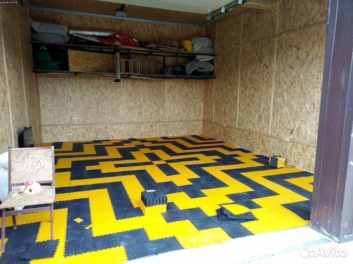 Модульные полы для гаража