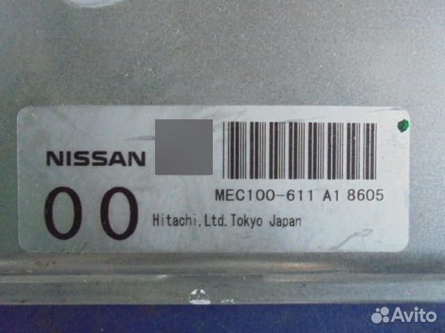 Б/У Блок управления двс MEC100611A1, nissan