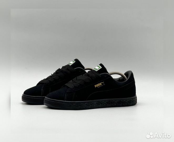 Кроссовки черные мужские puma suede xl 41-46