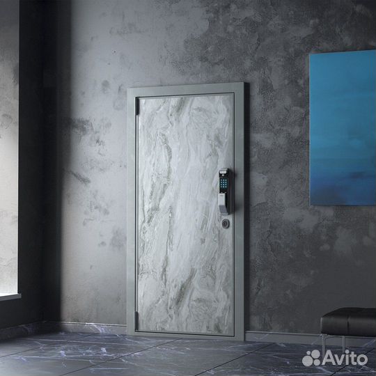 Металлическая дверь панель 3D с подсветкой