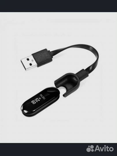 Кабель для зарядки Xiaomi Mi Band 2, черный