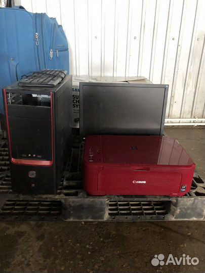 Компьютер и сканер- принтер