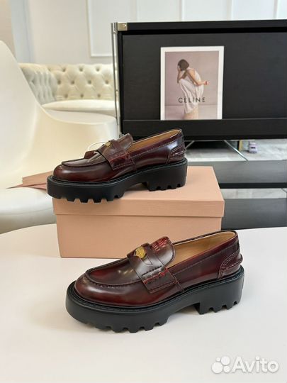 Лоферы женские miu miu