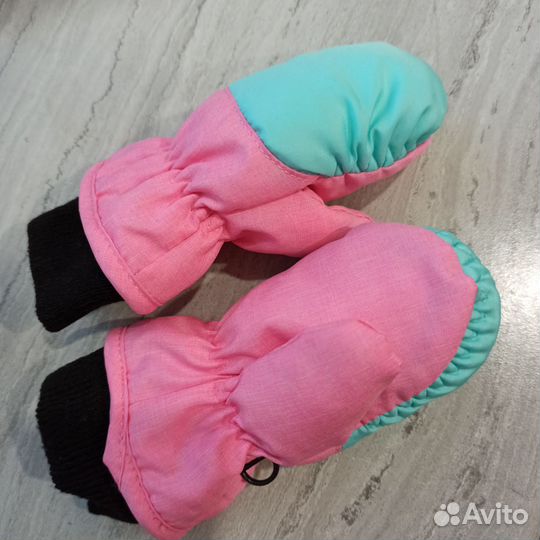 Варежки зимние детские 1 год