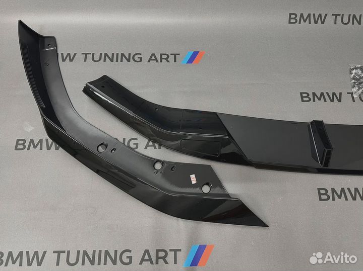 Сплиттер губа bmw 5 g30 g31 lci рест M-performance