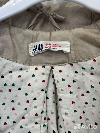 Куртка тренч H&M для девочки