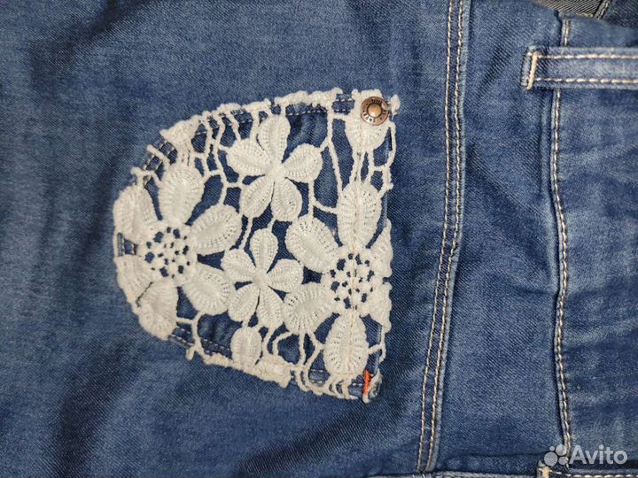 Джинсовый костюм для девочки 116