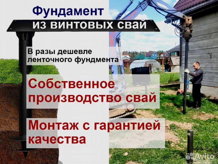 Винтовые сваи