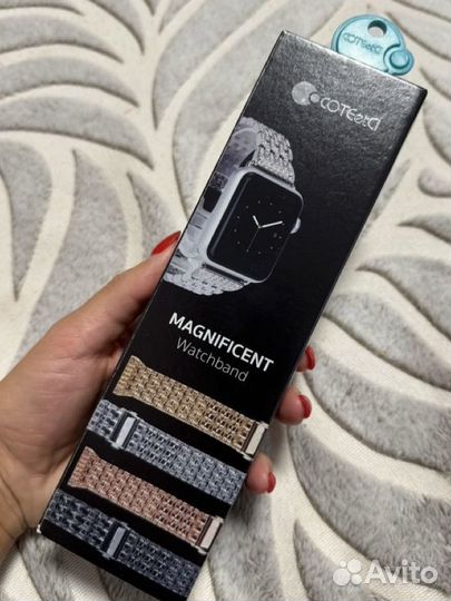 Золотой браслет для Apple Watch 38 мм