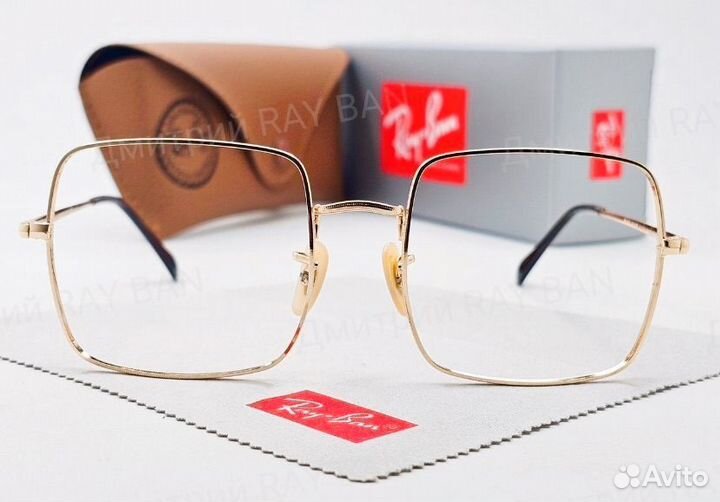 Оправа Ray Ban Square RX 1971 Золотая