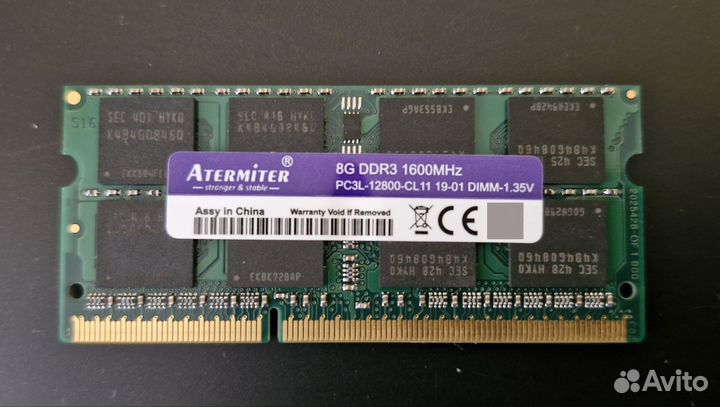 Обмен DDR3 8GB SO-dimm 1600 Mhz PC-12800 8 гб