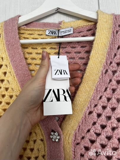 Кардиган вязаный Zara