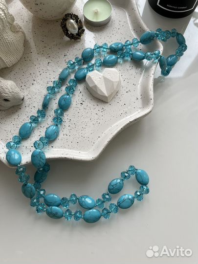 Бусы из натуральных камней, винтаж