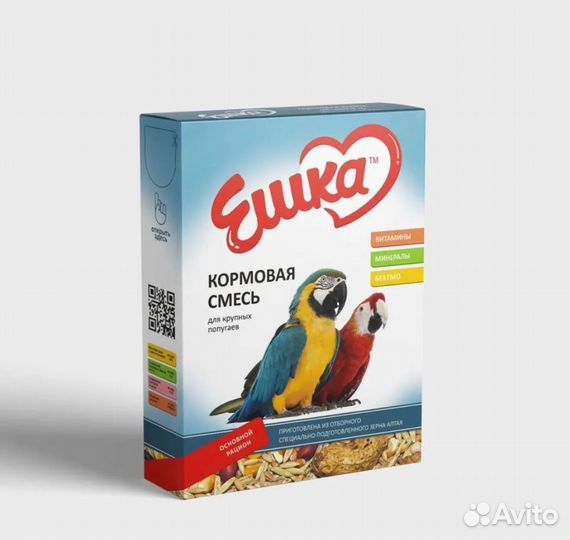 Ешкаво корм для попугаев оптом