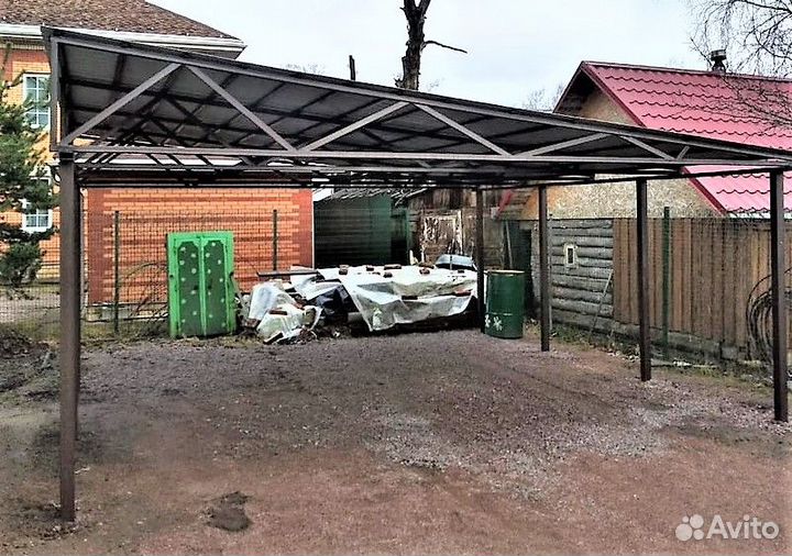 Навес под ключ от производителя