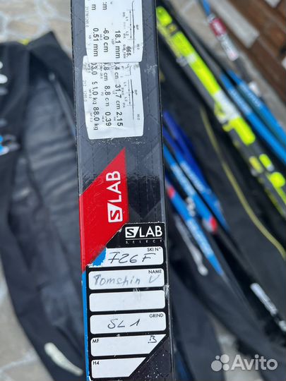 Лыжи беговые коньковые Salomon S-lab