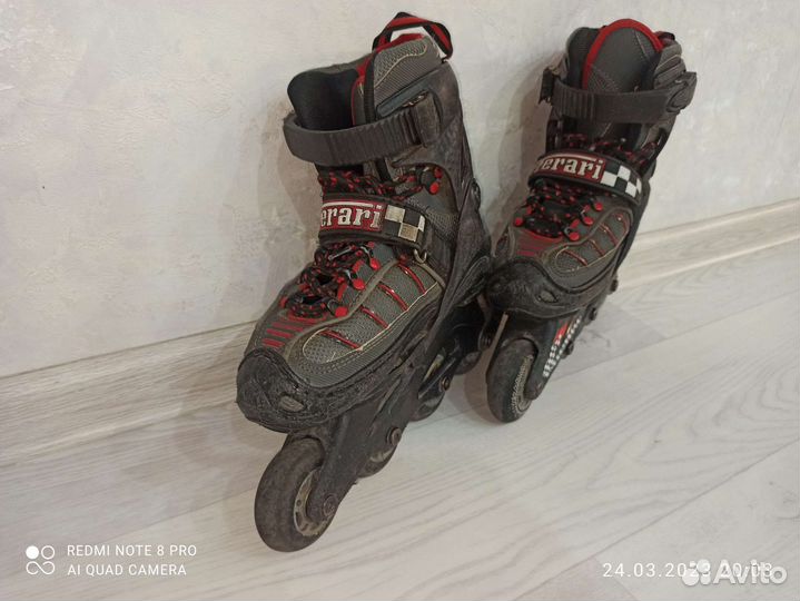 Роликовые коньки детские раздвижные