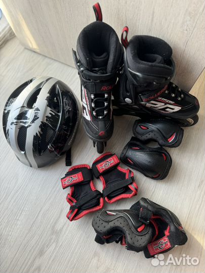 Ролики детские раздвижные Rollerblade р-р 28-32