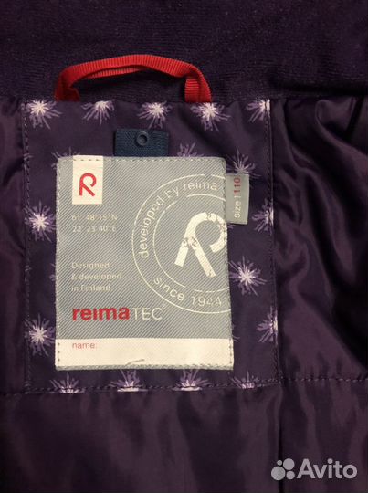 Зимняя куртка reima 110